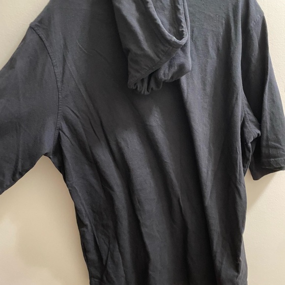 Mens Black True Religion Short Sleeve Hoodie. Size Large. - Picture 4 of 4